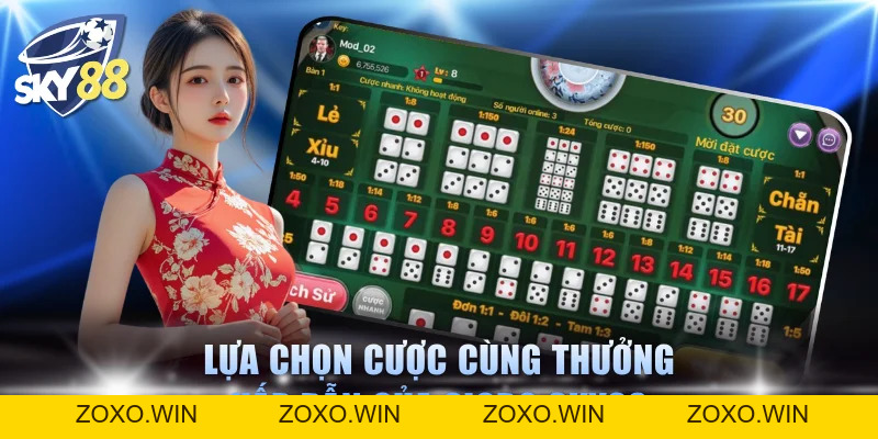 Sicbo SKY88 - Trải Nghiệm Game Đẳng Cấp Ăn Tiền Liên Tục