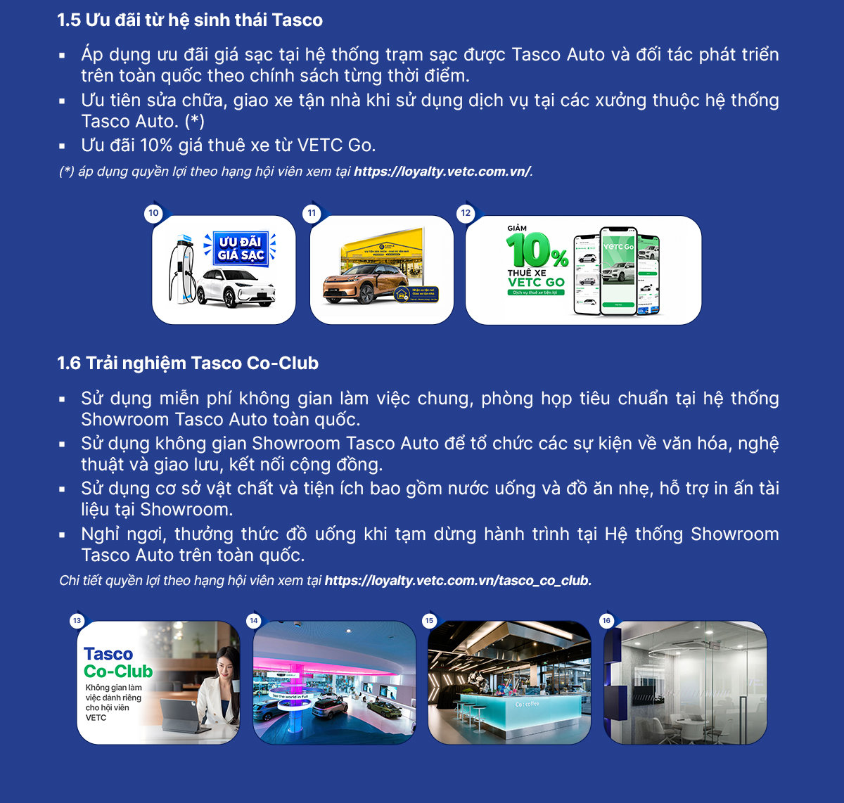 Chương trình đặc quyền khách hàng Tasco Auto - Tasco Auto